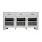 Flash Furniture Wells White 59 Inch Storage Cabinet, Engineered Wood, 3 Tempered Glass Doors and 3 Drawers EV-CA7515-01ZZ-WH-GG - alternate 10